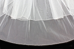 Bridal Veils  - Plain Tulle - Double Layer - 25" - VL-8900-25